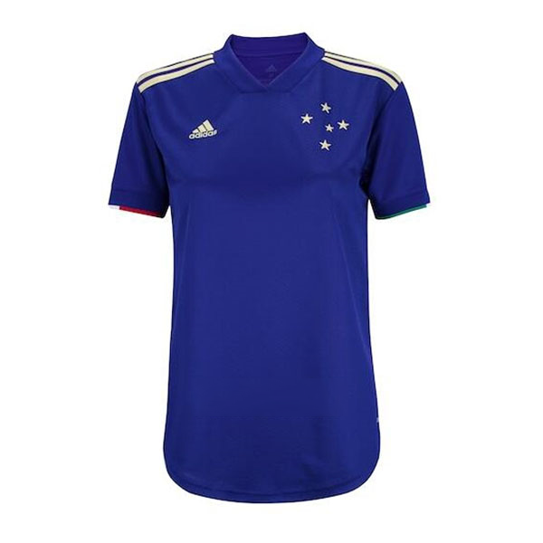 Heimtrikot Cruzeiro Damen 2021-2022 Günstige Fußballtrikots